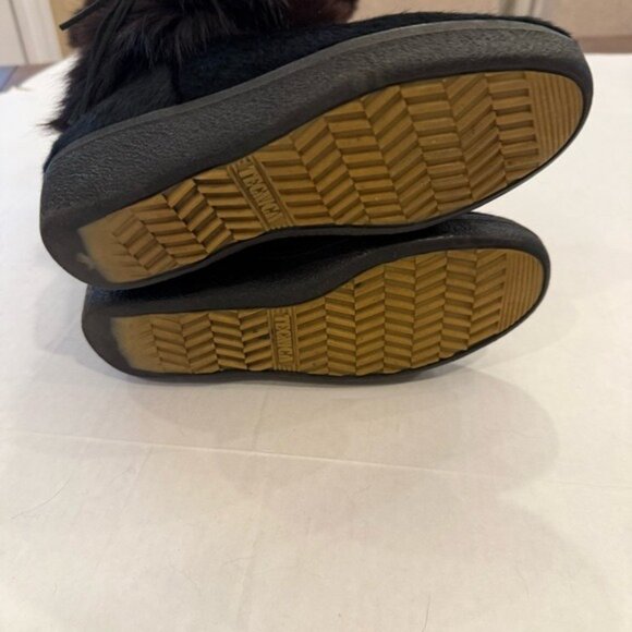 Tecnica Black Goat Fur Cow Hair Apres Ski Winter Boots EUR 38 Women’s Size 7.5 - Picture 7 of 11